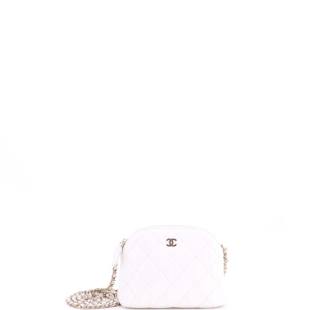 Chanel Cc Dome Zip Clutch With Chain #269197C38B